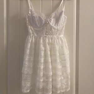 For Love&Lemons lingerie dress. Only worn to a Halloween party as a dead bride